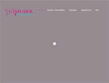 Tablet Screenshot of cimujer.com.mx